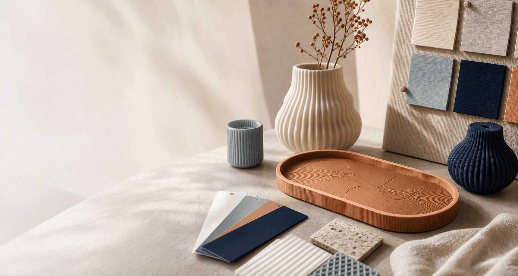 Materiaux et objets imprimes en 3D personnalises.